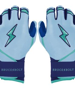 Bear Series Long Cuff Batting Gloves - Tidal Blue