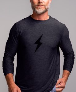 SuperSoft BOLT Long Sleeve Shirt - Charcoal
