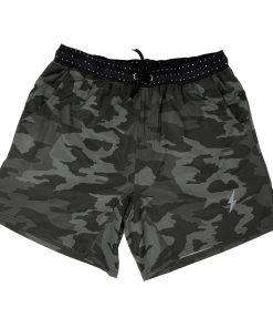 Performance 5 Short w/ Liner - Camo Green