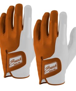 Bear Series Golf Gloves (On Left. 2-Pack) - Austin Orange