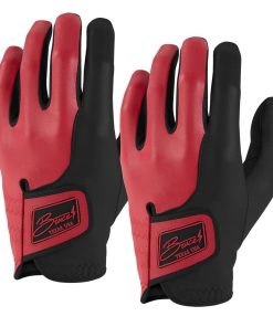 Bear Series Golf Gloves (On Left. 2-Pack) - Lubbock Black