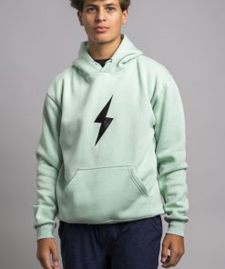 BOLT Hoodie - Mint Green/Black Bolt