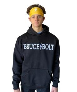BRUCE BOLT Hoodie - Black/White