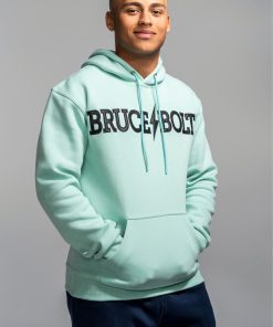 BRUCE BOLT Hoodie - Mint Green/Black
