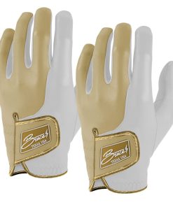 Gabby Golf Girl Creator Series Golf Gloves (On Left. 2-Pack) - Gold