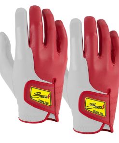 Sergio Garcia Signature Series Golf Gloves (On Right. 2-Pack) - Red/White