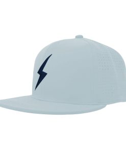 SMART FIT Performance BOLT Game Hat - Ice Blue/Navy Bolt