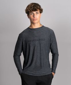 SuperSoft BRUCE BOLT Long Sleeve Shirt - Charcoal