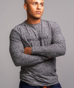 SuperSoft BRUCE BOLT Long Sleeve Shirt - Grey