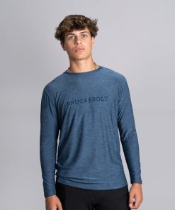SuperSoft BRUCE BOLT Long Sleeve Shirt - Navy