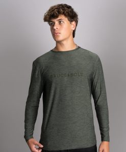 SuperSoft BRUCE BOLT Long Sleeve Shirt - Olive Green