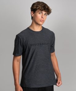 SuperSoft BRUCE BOLT Short Sleeve Shirt - Charcoal