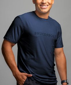 SuperSoft BRUCE BOLT Short Sleeve Shirt - Navy
