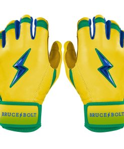 Coach RAC Creator Series Short Cuff Batting Gloves - Yellow