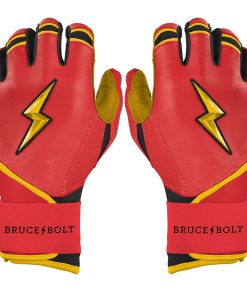 Konnor Griffin Signature Series Long Cuff Batting Gloves - Red