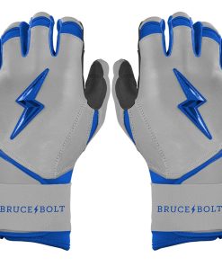 Grey Series Long Cuff Batting Gloves - Royal Blue