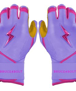 Harrison Bader Signature Series Long Cuff Batting Gloves - Lavender