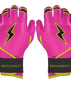 Bear Series Long Cuff Batting Gloves - Pink Lightning