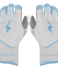 Chrome Series Long Cuff Batting Gloves - Baby Blue