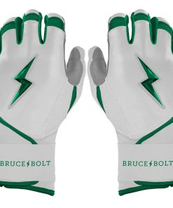 Chrome Series Long Cuff Batting Gloves - Green