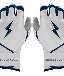 Chrome Series Long Cuff Batting Gloves - Navy
