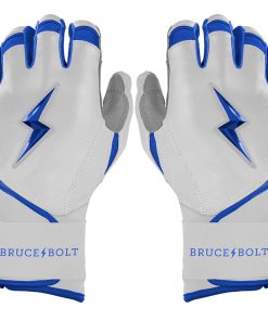 Chrome Series Long Cuff Batting Gloves - Royal