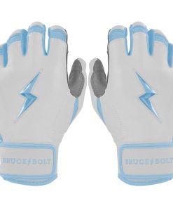 Chrome Series Short Cuff Batting Gloves - Baby Blue