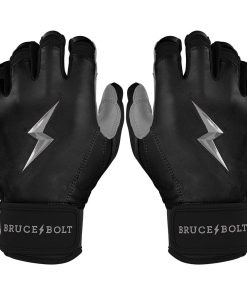 Chrome Series Short Cuff Batting Gloves - Black