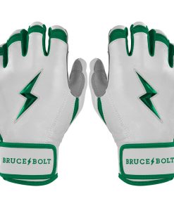 Chrome Series Short Cuff Batting Gloves - Green