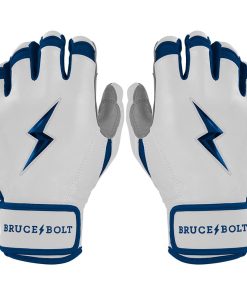 Chrome Series Short Cuff Batting Gloves - Navy