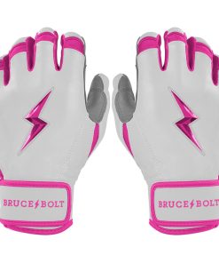 Chrome Series Short Cuff Batting Gloves - Pink