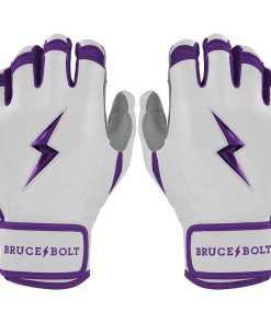 Chrome Series Short Cuff Batting Gloves - Purple