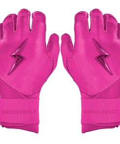 Max Clark Signature Series Long Cuff Batting Gloves - Pink