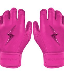 Max Clark Signature Series Short Cuff Batting Gloves - Pink