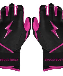 Bear Series Long Cuff Batting Gloves - Hot Pink
