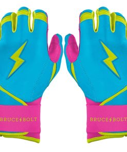 Bear Series Long Cuff Batting Gloves - Caribbean Blue