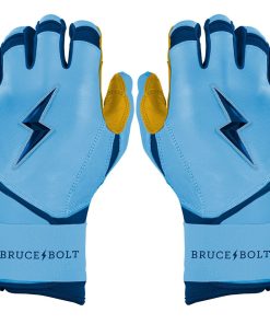 Bear Series Long Cuff Batting Gloves - Carolina Blue