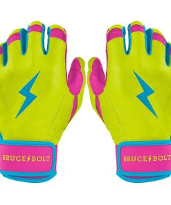 Bear Series Short Cuff Batting Gloves - Caribbean Yellow