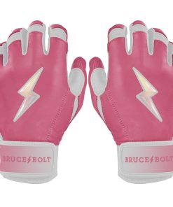 Bear Series Short Cuff Batting Gloves - Dusty Pink