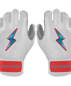 Bear Series Short Cuff Batting Gloves - Miami White