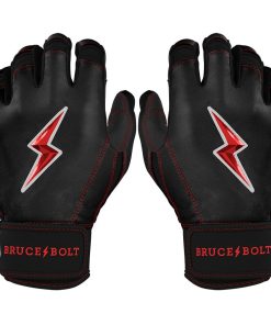 Bear Series Short Cuff Batting Gloves - Black