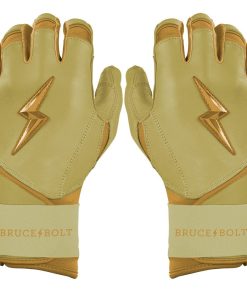 Gold Series Long Cuff Batting Gloves - Gold