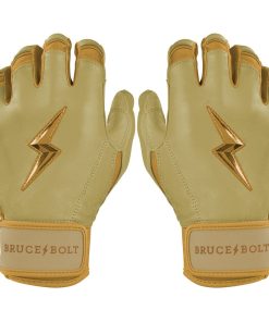 Gold Series Short Cuff Batting Gloves - Gold