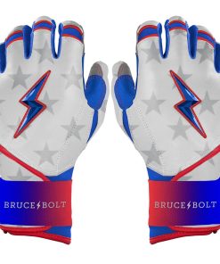 Brandon Nimmo Signature Series Long Cuff Batting Gloves - Stars & Stripes