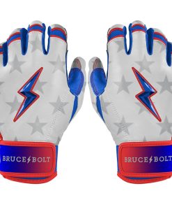 Brandon Nimmo Signature Series Short Cuff Batting Gloves - Stars & Stripes