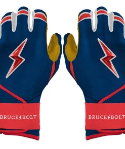 Patriot Series Long Cuff Batting Gloves - Fourth of July