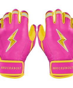 Dexter McCleon Jr. Signature Series Short Cuff Batting Gloves - Pink Lemonade