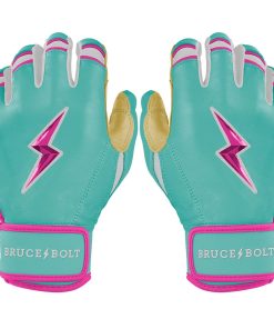 Fernando Tatis Jr. Signature Series Short Cuff Batting Gloves - Mint/Pink