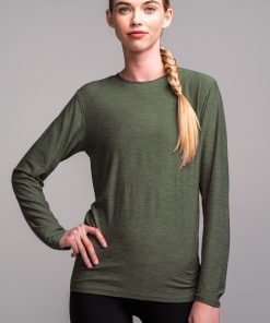 Women's SuperSoft Long Sleeve Shirt - Olive Green